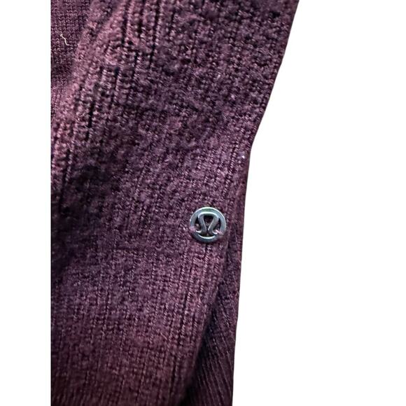 Lululemon Women's Purple 100% Merino Wool Full Zip Nulu Define Jacket Size 8 - Picture 3 of 4